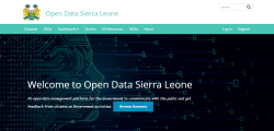  Recruitment of a Consulting Firm to Modify Open Data Portal to include SDG platform ; Government of Sierra Leone (GoSL),  Project Fiduciary Management Unit (PFMU) , Freetown, Sierra Leone